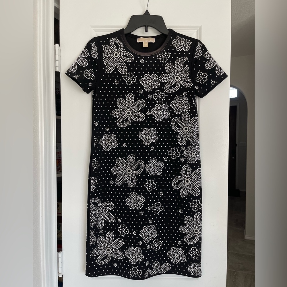 MICHAEL Michael Kors Black Studded Dress